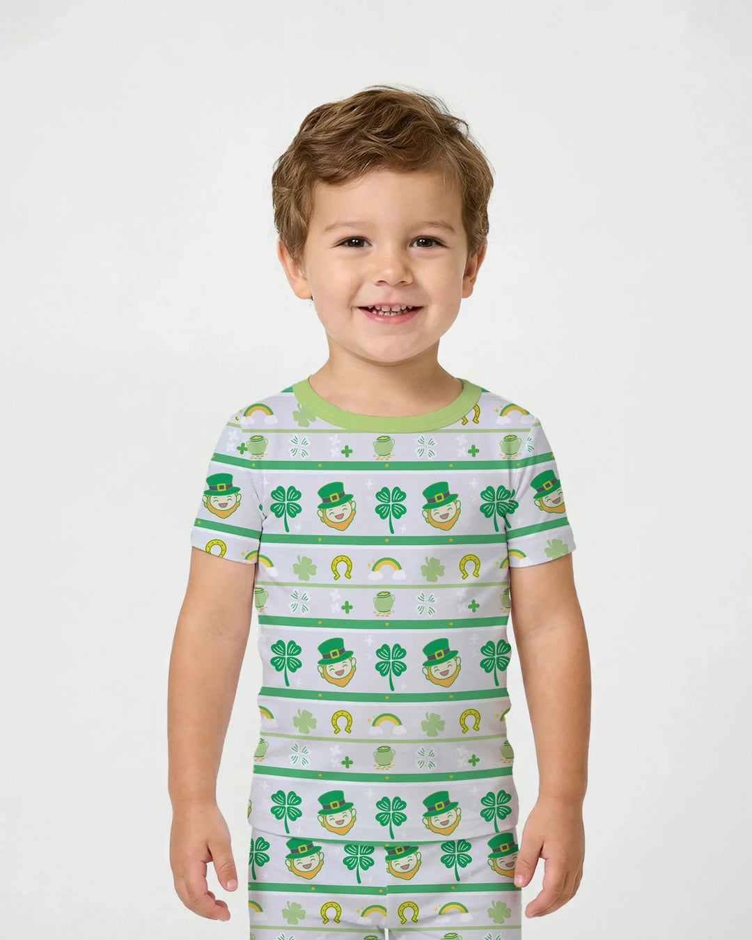 Zweiteiliges, kurzärmliges Pyjama-Set mit Marienkäfern