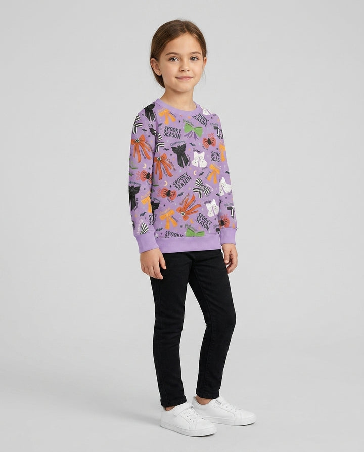 Spooky Bows Spooky Season Bamboo Men Crewneck Sweatshirt