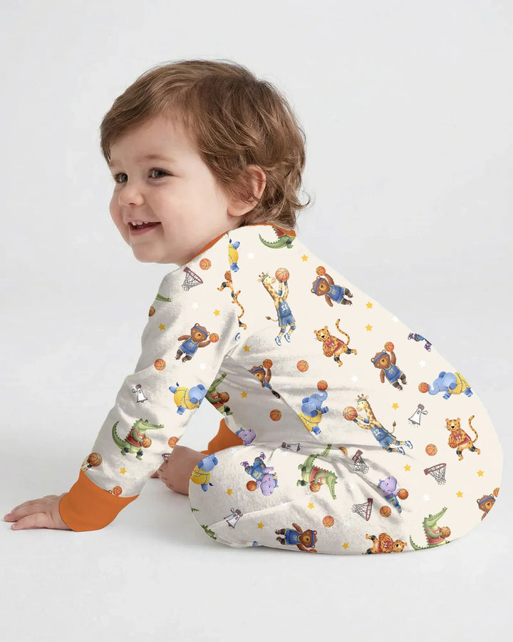 Gerippte Babykleidung mit individuellem Foto - Weich &amp; Skizzenhaft