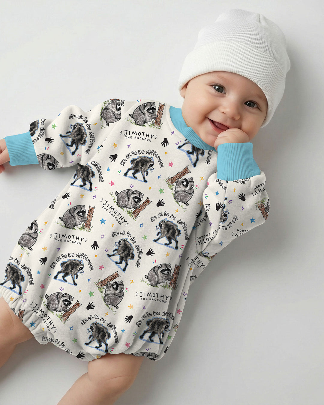 Gerippte Babykleidung mit individuellem Foto - Weich &amp; Skizzenhaft
