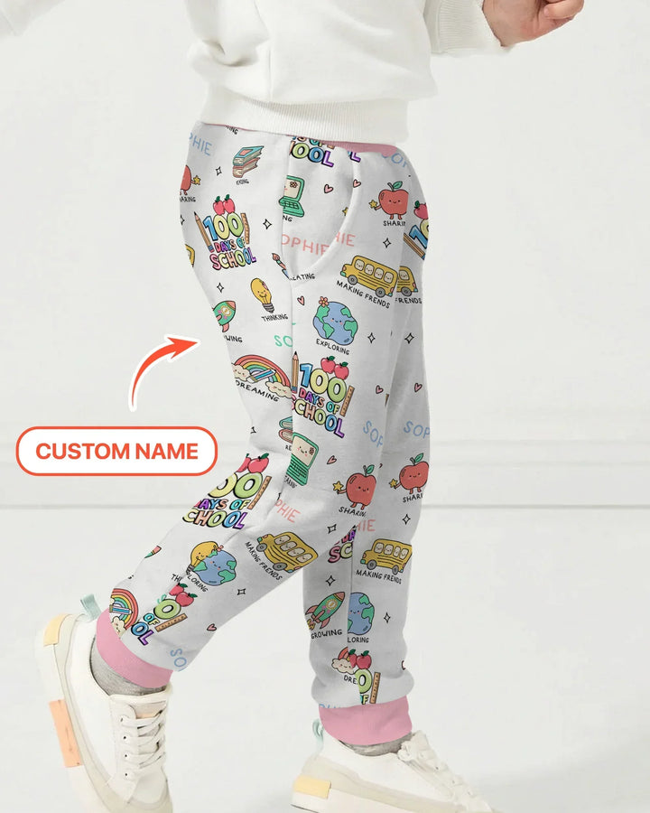 Personalisierte Feier 100 Tage Bambus Jogginghose