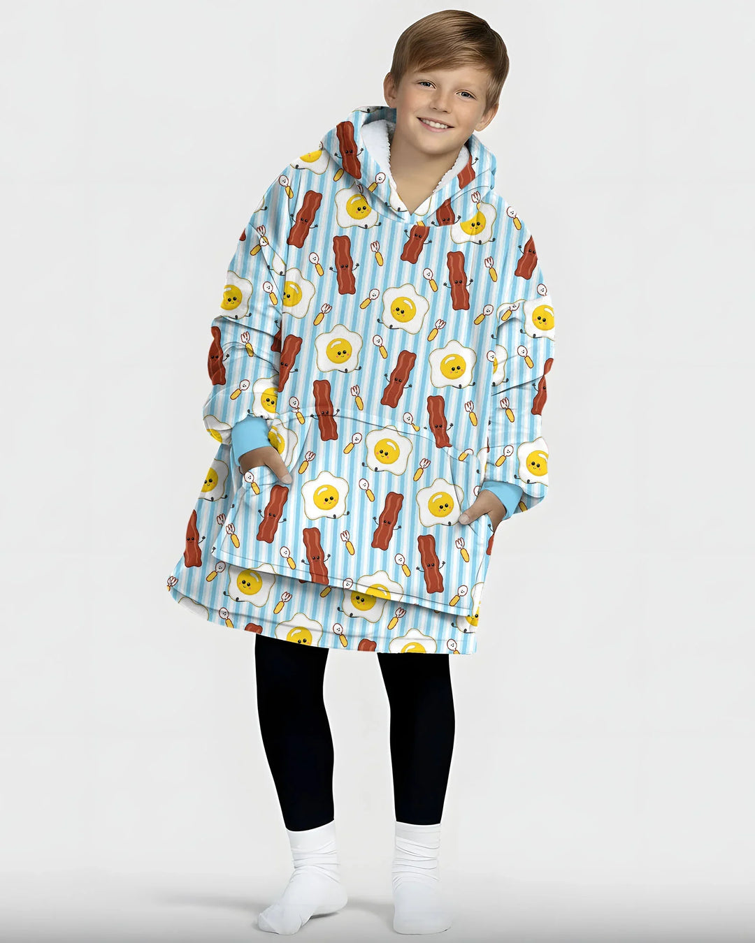 Breakfast Club Wearable Bamboo Blanket Hoodie
