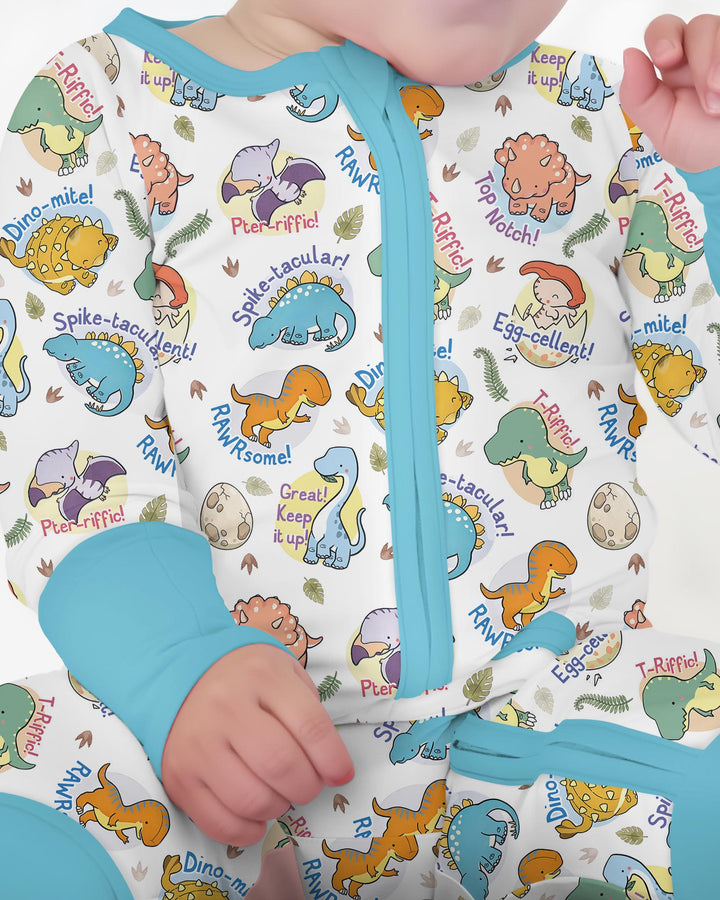 Cute Dinosaur Pun Bamboo Convertible Zippy