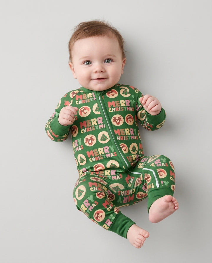 Merry Christmas Cookies Bamboo Convertible Zippy