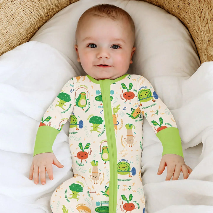 Gerippte Babykleidung mit individuellem Foto - Weich &amp; Skizzenhaft