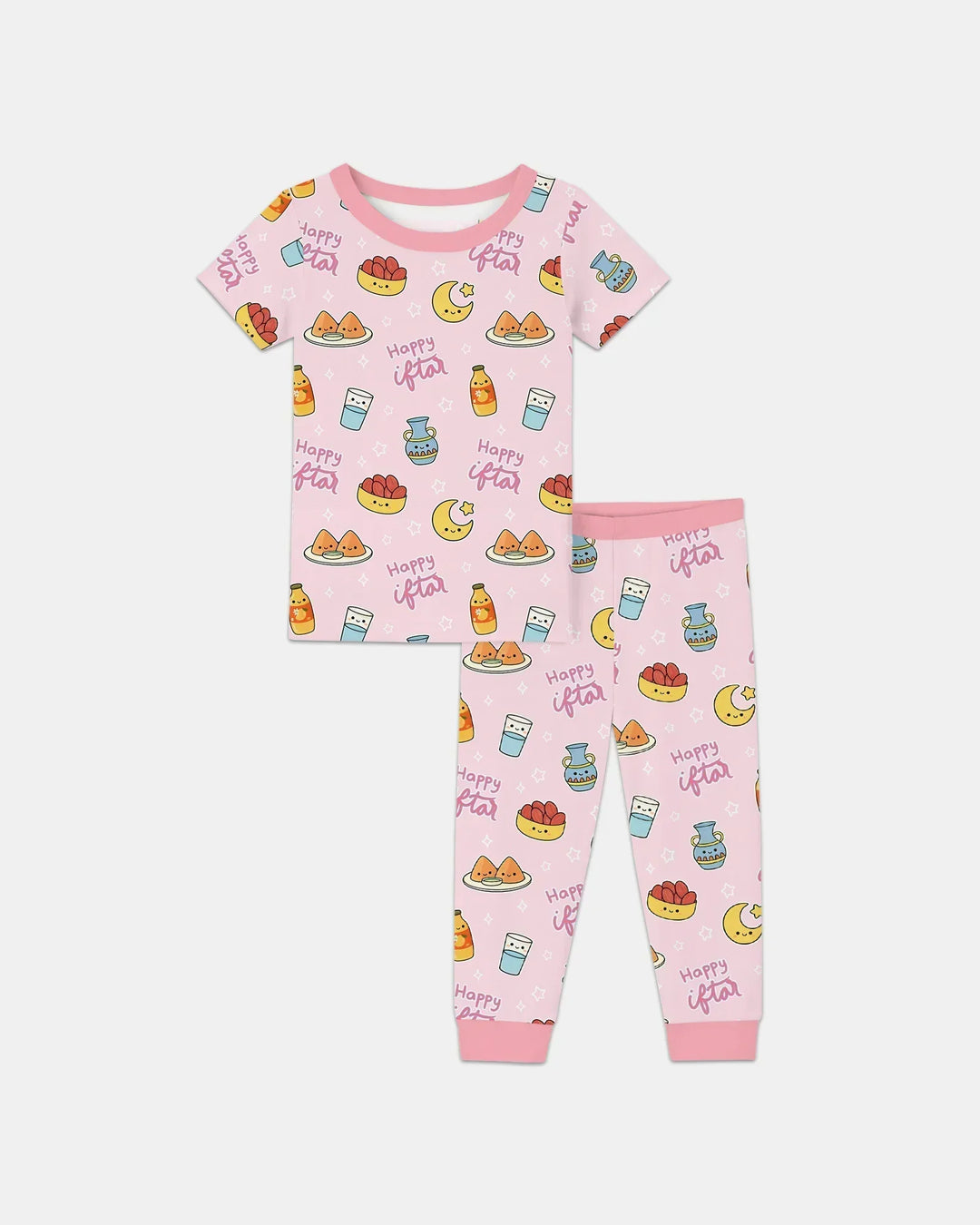 Zweiteiliges, kurzärmliges Pyjama-Set mit Marienkäfern