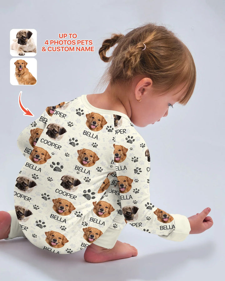 Gerippte Babykleidung mit individuellem Foto - Weich &amp; Skizzenhaft