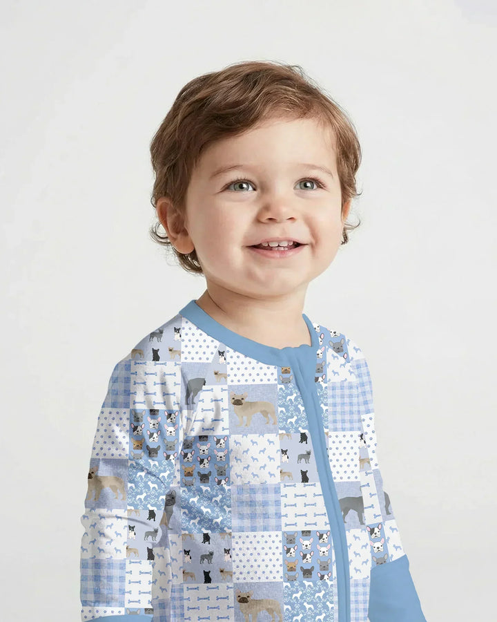 Gerippte Babykleidung mit individuellem Foto - Weich &amp; Skizzenhaft