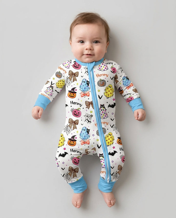 Custom Name Coquette Summerween Bamboo Convertible Zippy