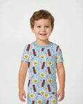Zweiteiliges, kurzärmliges Pyjama-Set mit Marienkäfern