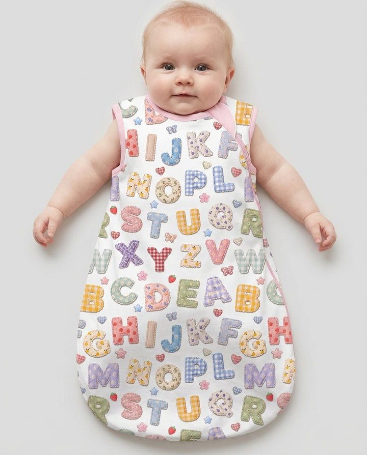 Fabric Alphabet Letters Bamboo Sleep Bag