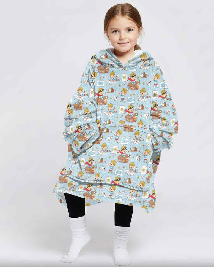 Benutzerdefinierter Bambus-Deckenhoodie (Vorlage)