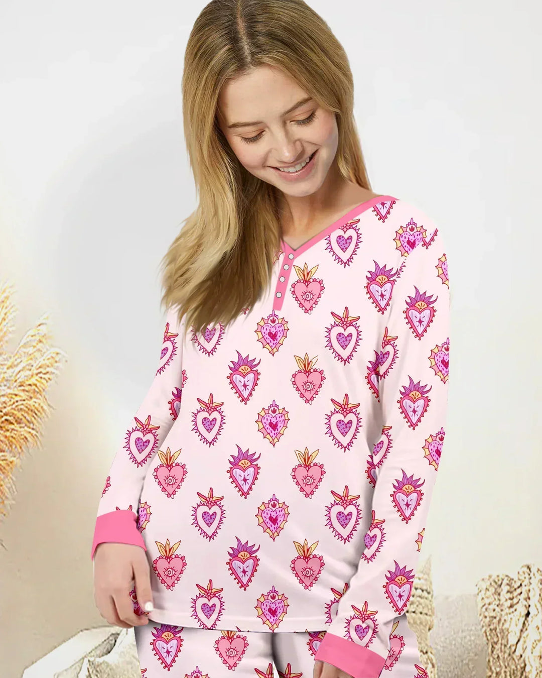 Mi Milagro Damen-Pyjama-Set aus Bambus