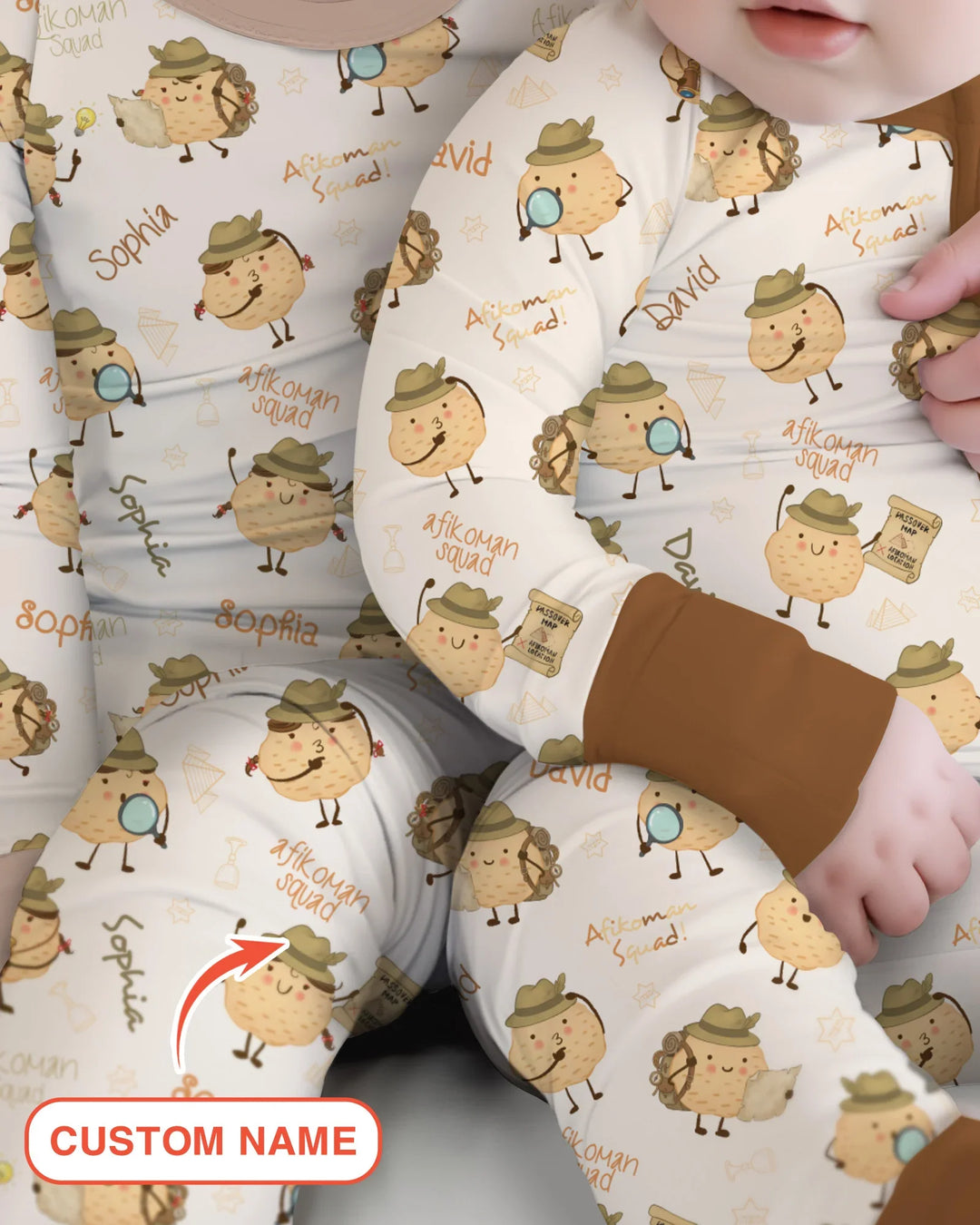 Gerippte Babykleidung mit individuellem Foto - Weich &amp; Skizzenhaft