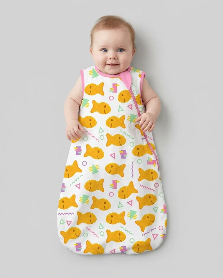 Cheesy Fishies Family Matching Bamboo Sleep Bag
