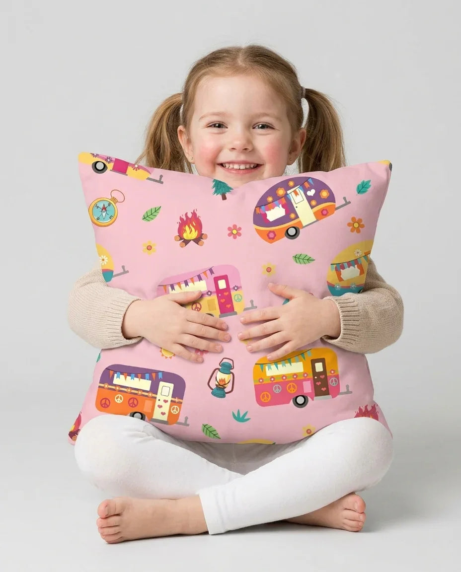 Happy Little Camper Bamboo Pillow Case