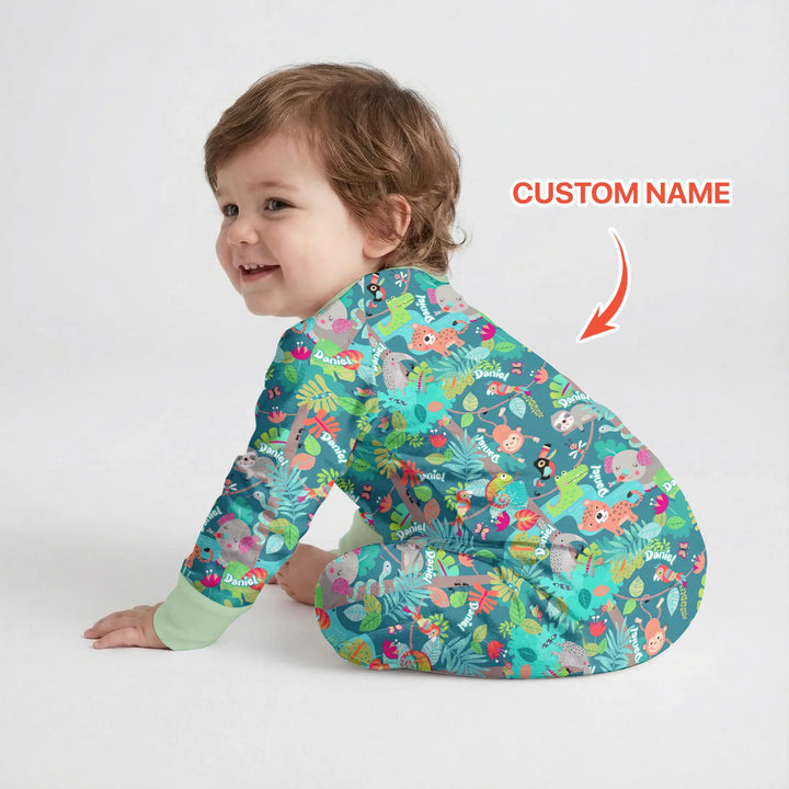Gerippte Babykleidung mit individuellem Foto - Weich &amp; Skizzenhaft