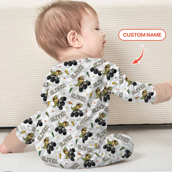 Gerippte Babykleidung mit individuellem Foto - Weich &amp; Skizzenhaft