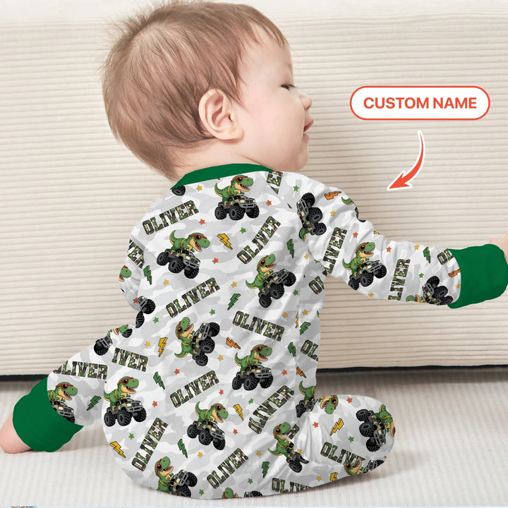 Gerippte Babykleidung mit individuellem Foto - Weich &amp; Skizzenhaft