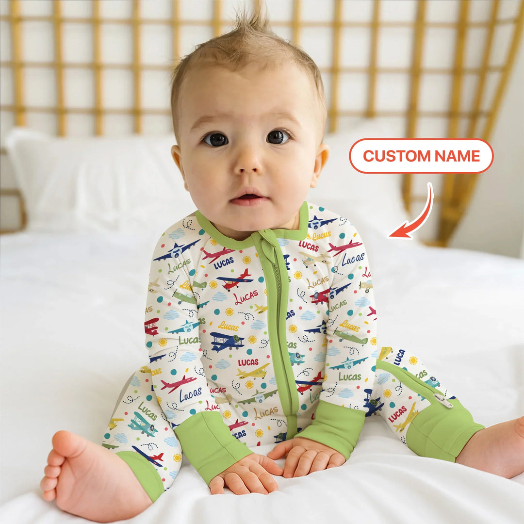 Gerippte Babykleidung mit individuellem Foto - Weich &amp; Skizzenhaft