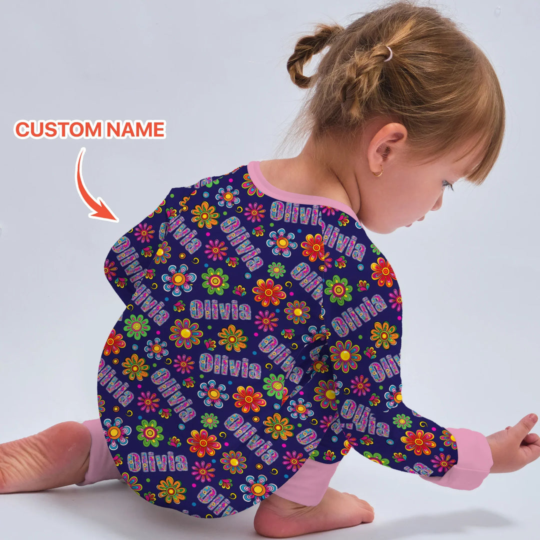 Gerippte Babykleidung mit individuellem Foto - Weich &amp; Skizzenhaft