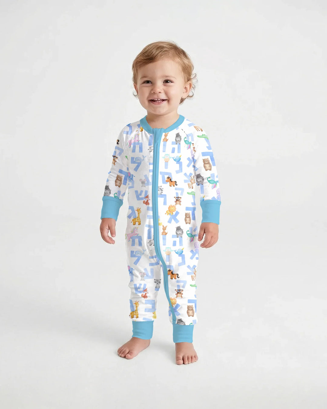 Gerippte Babykleidung mit individuellem Foto - Weich &amp; Skizzenhaft