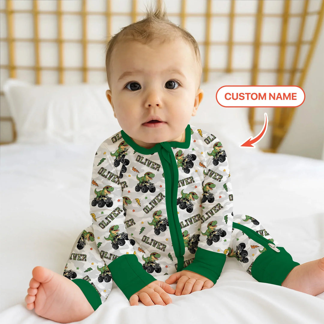 Gerippte Babykleidung mit individuellem Foto - Weich &amp; Skizzenhaft