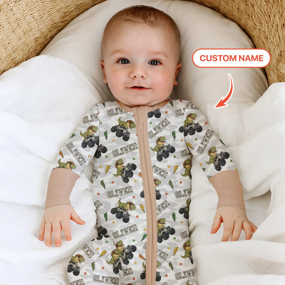 Gerippte Babykleidung mit individuellem Foto - Weich &amp; Skizzenhaft