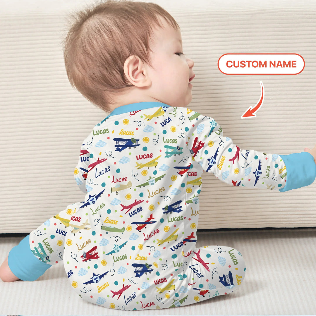 Gerippte Babykleidung mit individuellem Foto - Weich &amp; Skizzenhaft