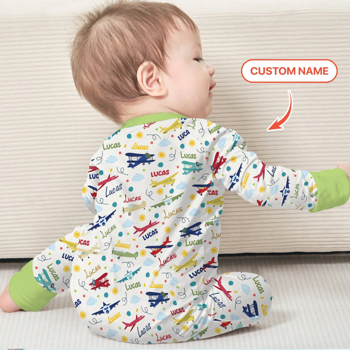 Gerippte Babykleidung mit individuellem Foto - Weich &amp; Skizzenhaft