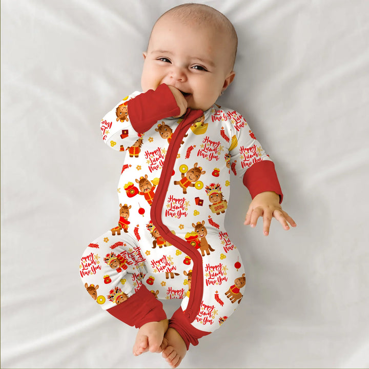 Gerippte Babykleidung mit individuellem Foto - Weich &amp; Skizzenhaft
