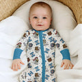 Gerippte Babykleidung mit individuellem Foto - Weich &amp; Skizzenhaft