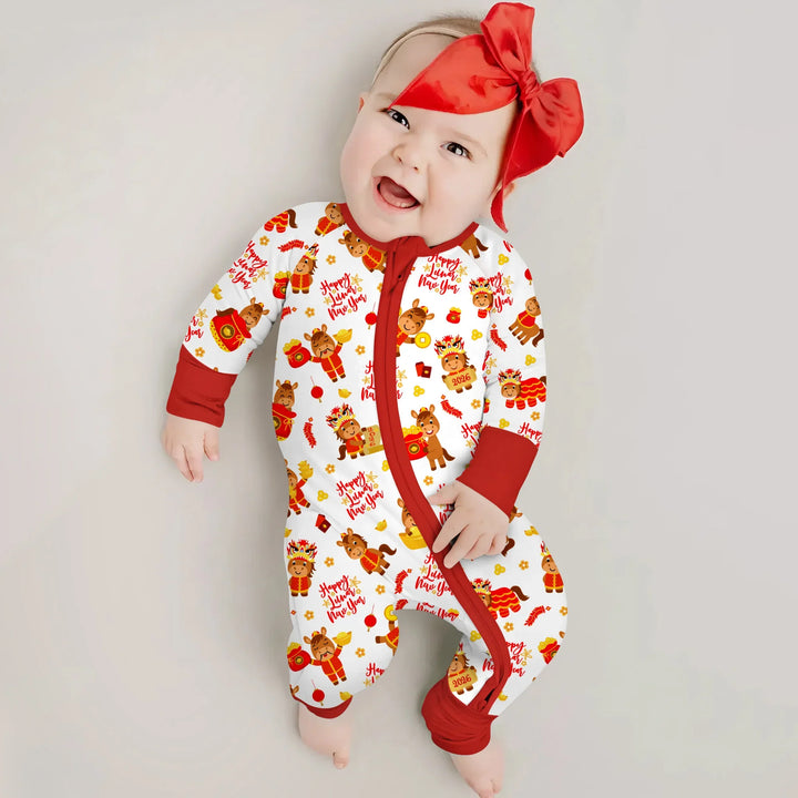 Gerippte Babykleidung mit individuellem Foto - Weich &amp; Skizzenhaft