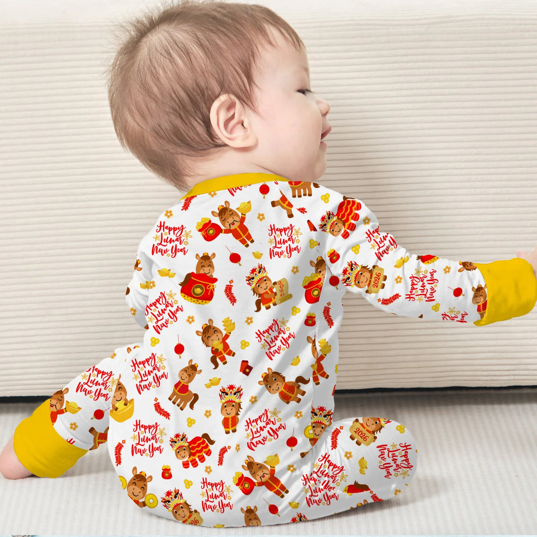 Gerippte Babykleidung mit individuellem Foto - Weich &amp; Skizzenhaft