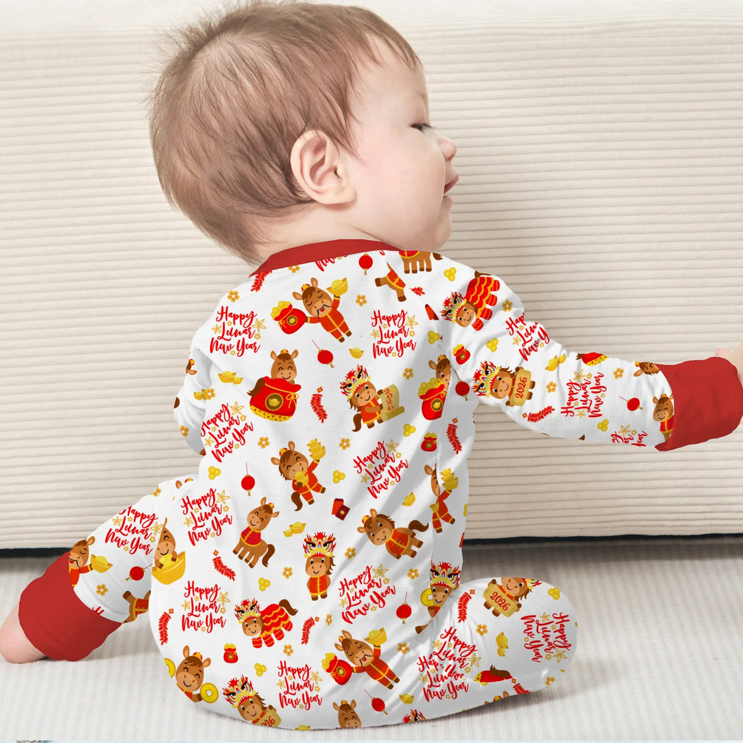 Gerippte Babykleidung mit individuellem Foto - Weich &amp; Skizzenhaft