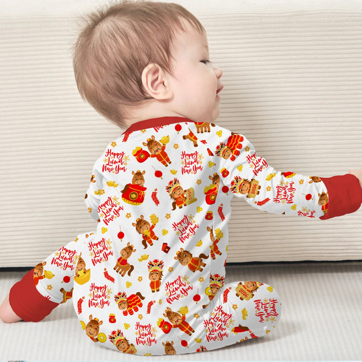 Gerippte Babykleidung mit individuellem Foto - Weich &amp; Skizzenhaft