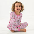 Happy Hanukkah Matching Family Two Piece Long Sleeve Pajama Set , Happy Hanukkah Matching Family Two Piece Long Sleeve Pajama Set - 12-18M / Girl