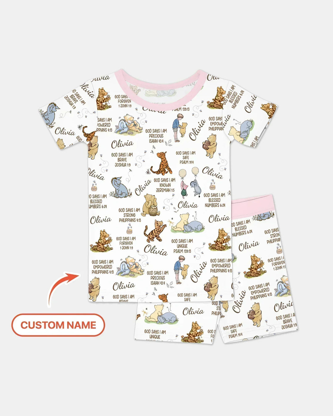 Zweiteiliges Pyjama-Set mit kurzen Ärmeln und Shorts im Sommer-Design