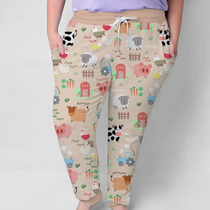 Vorlage für individuelles Damen-Pyjama-Set