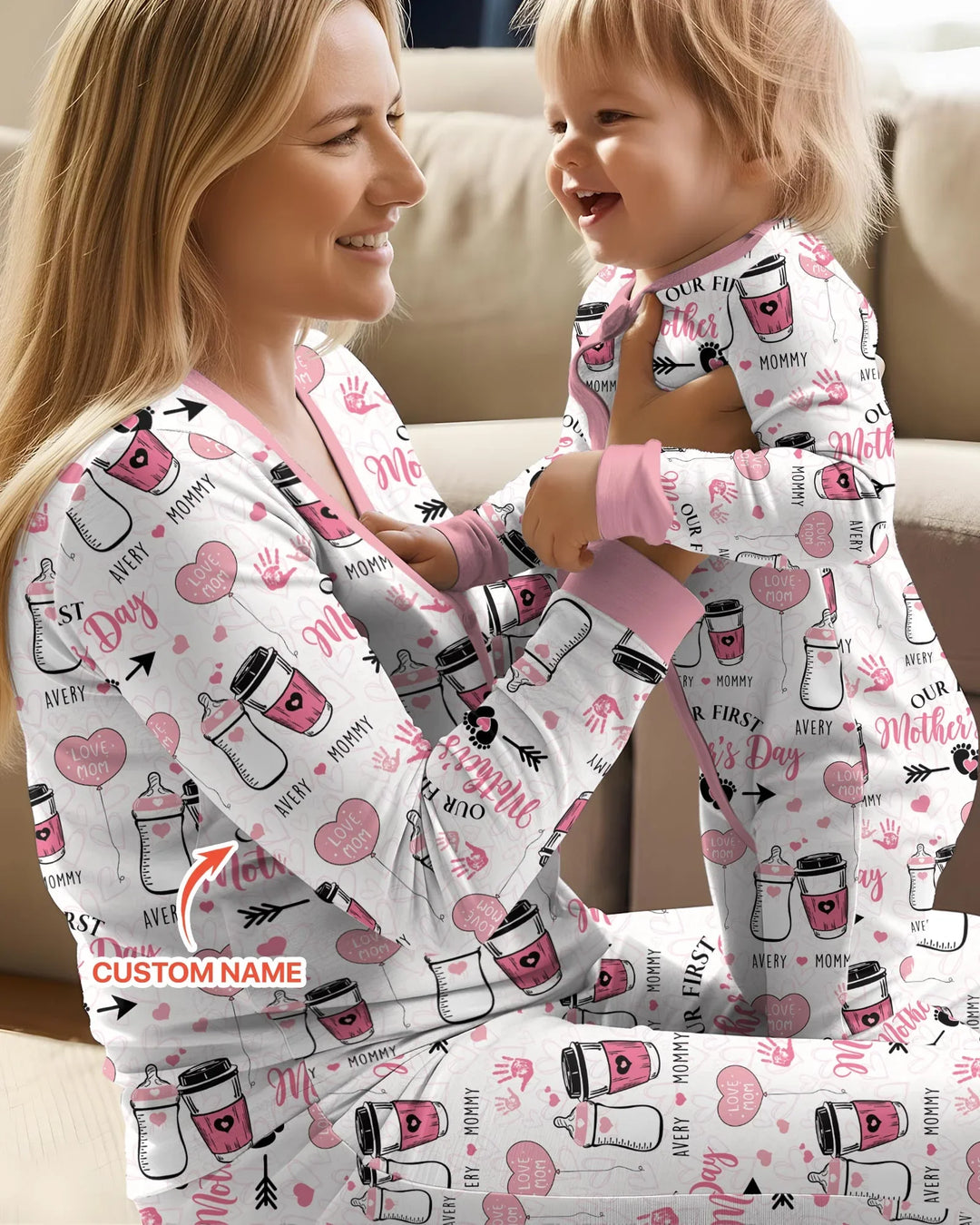 Gerippte Babykleidung mit individuellem Foto - Weich &amp; Skizzenhaft