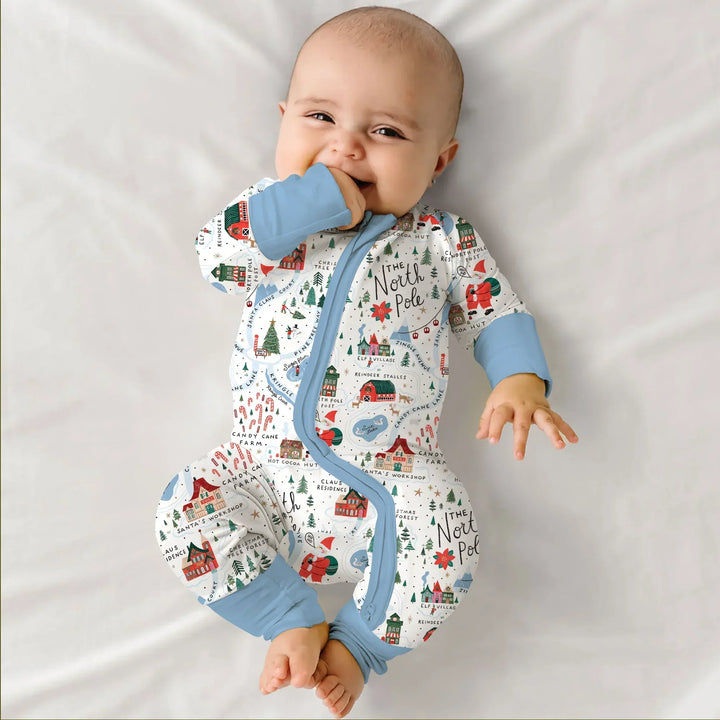 The North Pole Map Convertible Zippy , The North Pole Map Convertible Zippy - 0-3M