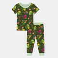 Zweiteiliges, kurzärmliges Pyjama-Set mit Marienkäfern