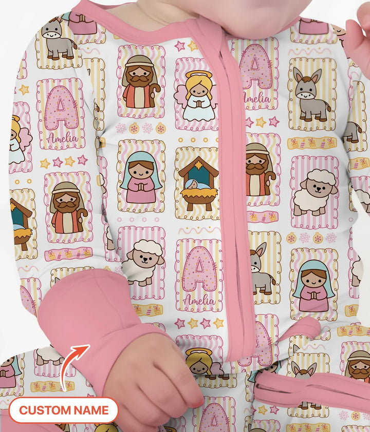 Gerippte Babykleidung mit individuellem Foto - Weich &amp; Skizzenhaft