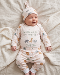 Little Safari Friends Embroidered Bamboo Bodysuit