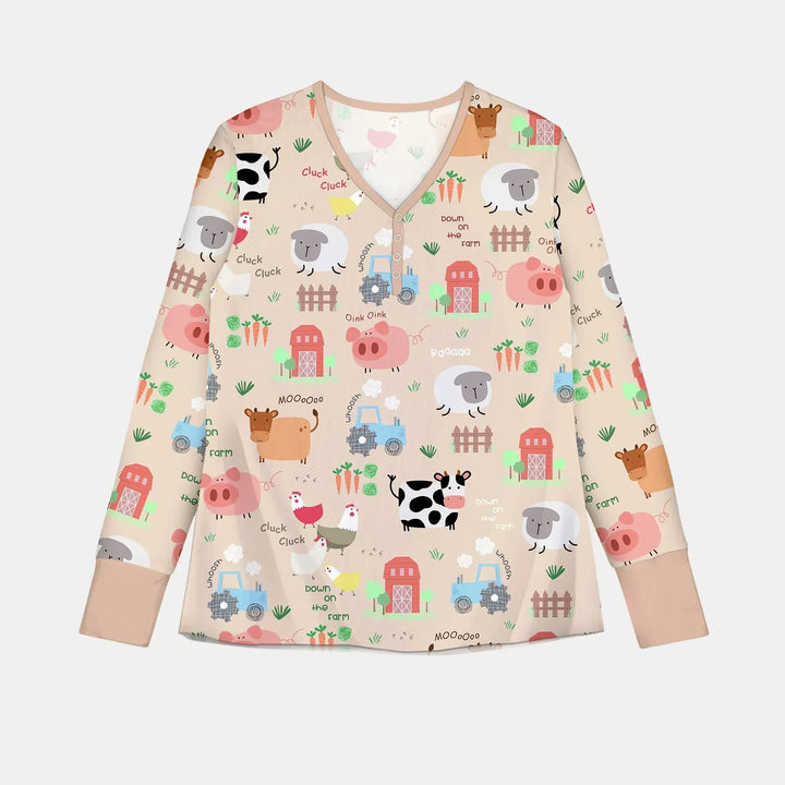 Vorlage für individuelles Damen-Pyjama-Set