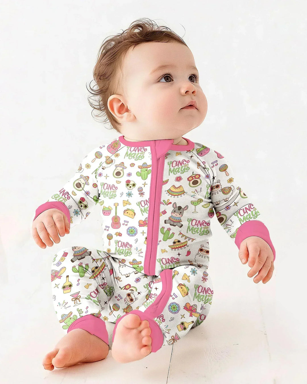 Gerippte Babykleidung mit individuellem Foto - Weich &amp; Skizzenhaft