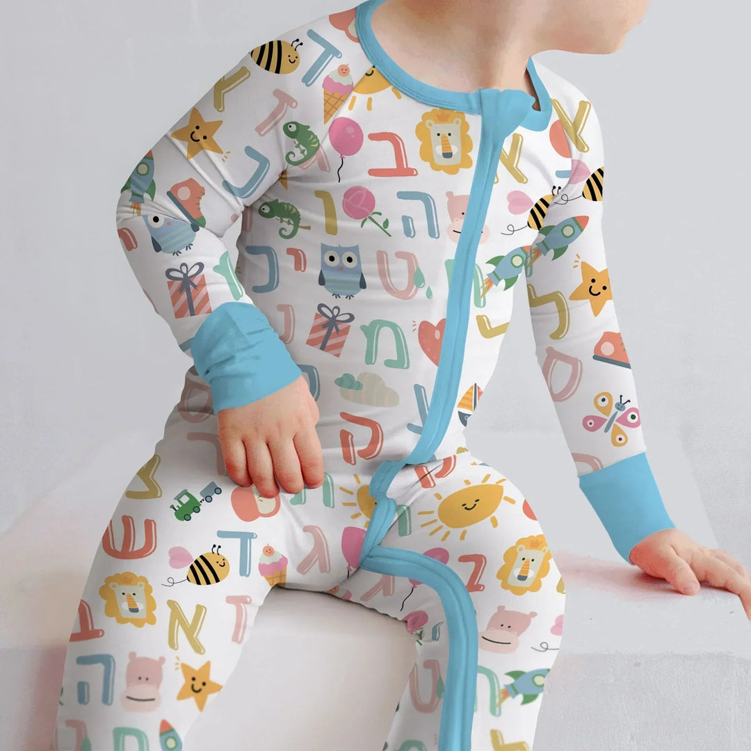 Gerippte Babykleidung mit individuellem Foto - Weich &amp; Skizzenhaft
