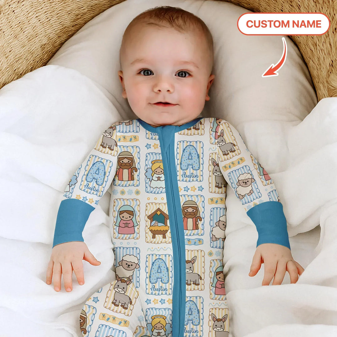 Gerippte Babykleidung mit individuellem Foto - Weich &amp; Skizzenhaft