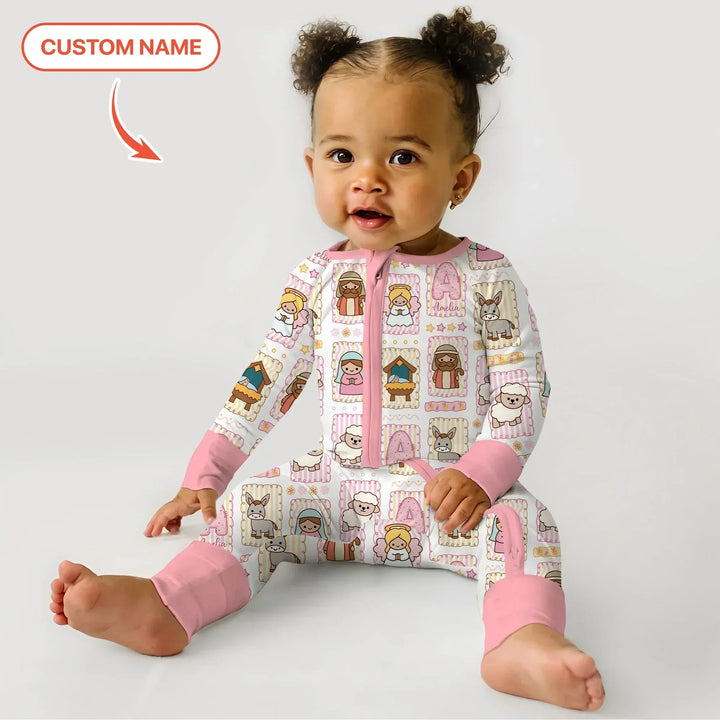 Gerippte Babykleidung mit individuellem Foto - Weich &amp; Skizzenhaft