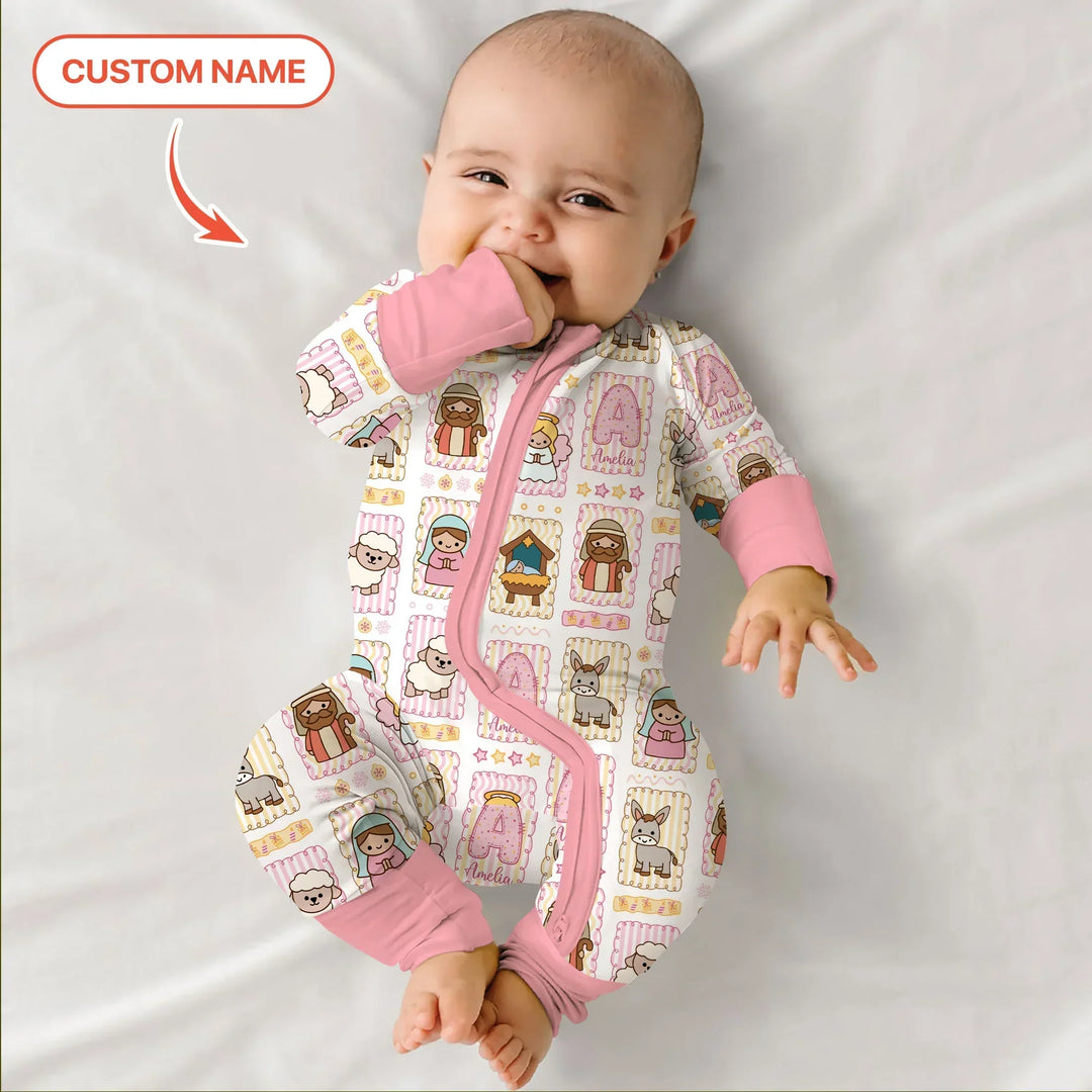 Gerippte Babykleidung mit individuellem Foto - Weich &amp; Skizzenhaft